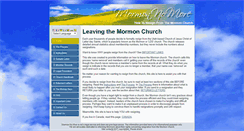 Desktop Screenshot of mormonnomore.com